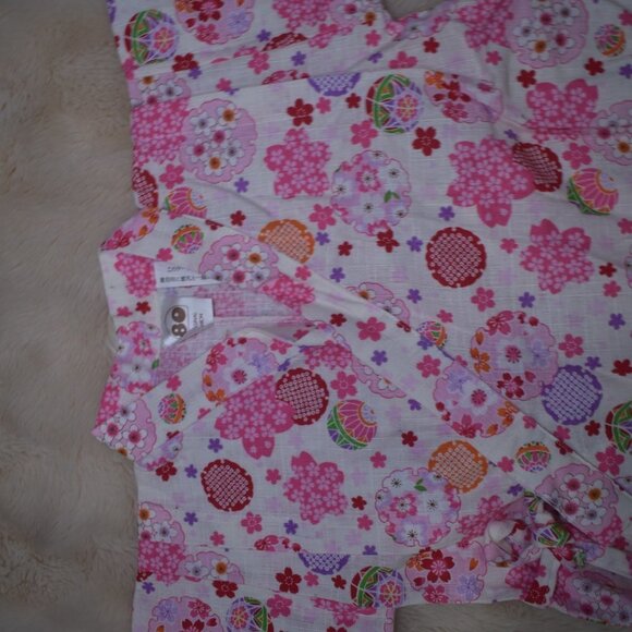Baby Girls Floral Japanese Comodo  Size 3-6 Months - Picture 2 of 7